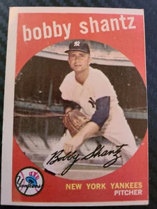 1959 Topps #222 Bobby Shantz New York Yankees - Picture 1 of 4