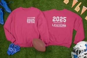 Personalised Custom Leavers Your Name Sweatshirt School Students 2025 Party Gift - Picture 1 of 23