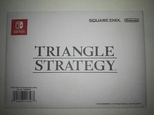 Promotional Triangle Strategy Postcard(4)/Sheet Nintendo Switch.Ultra rare - Imagen 1 de 4
