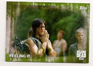 2016 TOPPS THE WALKING DEAD SEASON 5 #59 FEELING IT #09/25 MOLD DARYL DIXON
