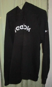 REEBOK - Mens Size XL Black fleece hoodie winter jumper - Picture 1 of 11