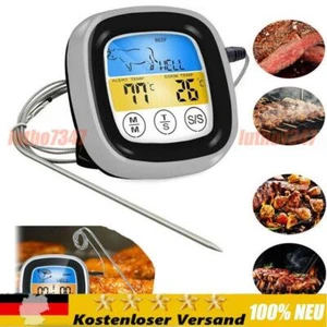 Grillthermometer Digital Bratenthermometer BBQ Smoker Fleischthermometer Fühler! - Bild 1 von 11