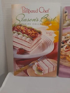 Lot of 10 The Pampered Chef Season's Best Recipe Collection Cookbooks Booklets - Imagen 1 de 11