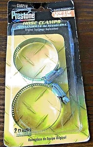 Pack of 2 STAINLESS STEEL HOSE CLAMPS BANDS Range 1 5/16" & 2 1/4" PRESTONE - Picture 1 of 6