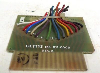 GETTYS, SERVO CONTROL BOARD, 175-011-0005, REV. A, 16 PIN - Image 1 of 3