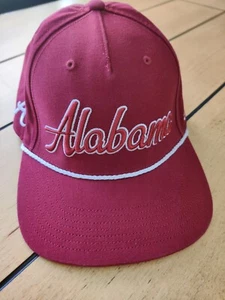 Cappello Berretto Alabama Crimson Tide Marca NCAA 47 Rosso Scritta Corda Regolabile Snapback - Foto 1 di 13