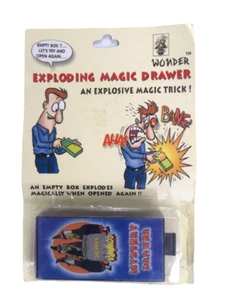 EXPLODING MAGIC DRAWER BOX Prank Magic Trick Joke Magician Gag Toy Funny Bang - Picture 1 of 10