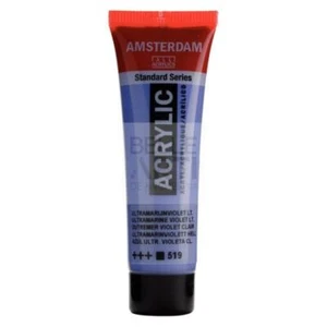 COLORE ACRILICO 519 BLU OLTR. VIOL. CHIARO AMSTERDAM "ACRYLIC" TUBO DA 20ML - Imagen 1 de 4