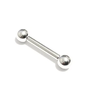 316L Surgical Steel 14, 12, 10 & 8g 5/8" Length 6mm Ball FRENUM BARBELL. - Picture 1 of 4