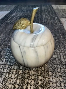 Vintage Marble Apple Bowl - Picture 1 of 6