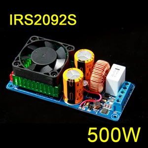 IRS2092S 500W Mono Channel Digital Amplifier Class D HIFI Power Amp Board w FAN - Bild 1 von 8