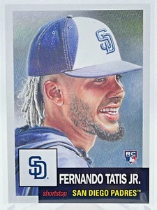 2019 Topps Living Set FERNANDO TATIS JR RC Rookie 1953 Design Card #173 Padres - Picture 1 of 2