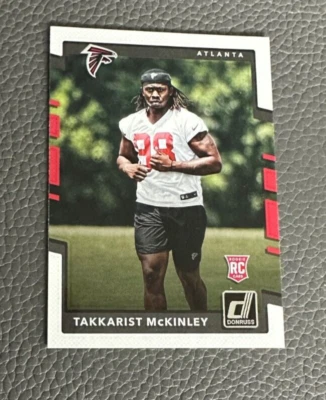 2017 Donruss #400 Takkarist McKinley RC UCLA/ FALCONS BROWNS Rookie card - Image 1 of 2