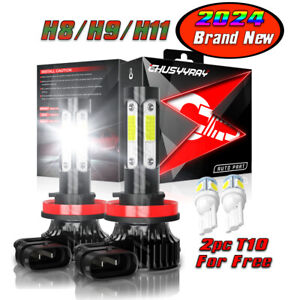 H11 LED Headlight Kit H11 White 6000K Low Beam for KIA Sorento 2011-2013