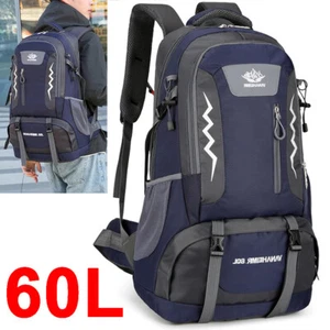 60L Rucksack Trekking Reise Wanderrucksack Wasserdicht Herren Damen Outdoor DHL - Bild 1 von 5