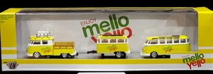 M2 1960 VW Volkswagen Double Cab Truck Microbus Trailer Mello Yello TW05 20-06 - Picture 1 of 3