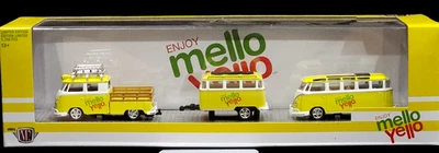 M2 1960 VW Volkswagen Double Cab Truck Microbus Trailer Mello Yello TW05 20-06 - Image 1 of 3