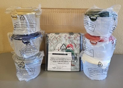 Lock n Lock Plastic Storage Containers Multicolor Holiday Set 1.2L - Image 1 of 4