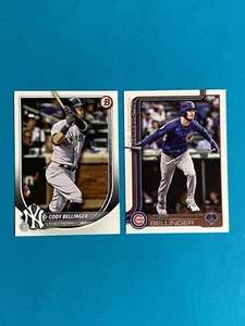 Cody Bellinger 2025 Bowman + Topps Card Lot Yankees + Cubs Baseball Card - Picture 1 of 2