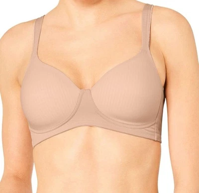 Женский современный мягкий + хлопковый бюстгальтер Triumph 10189943 с подкладкой на косточках бежевый 38C - Изображение 1 из 4
