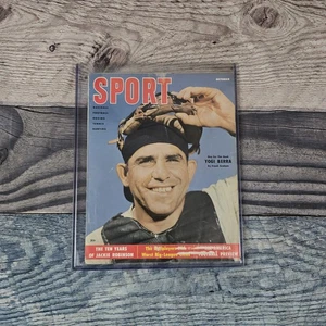 Sport Magazine October 1955 Yogi Berra Ny Yankees Cover MLB Baseball Vintage 50s - Picture 1 of 13