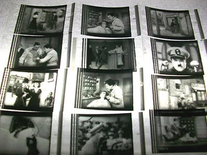 Lote de 12 celdas de película CHARLIE CHAPLIN - póster de DVD de películas cumplidos coleccionables - Imagen 1 de 2