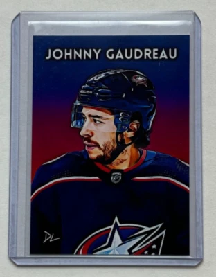 Tarjeta coleccionable Johnny Gaudreau limitada firmada por artista "Columbus Blue Jackets" 3/10 Foto 1 de 2