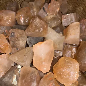 1000 Karat Menge Citrin Topas grob - plus ein KOSTENLOSER facettierter Edelstein - Bild 1 von 10