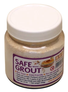 Mosaikstein Fugenmaterial weiß 350g - ausgiebig, leicht anwendbar - von PGI-Shop - Bild 1 von 2