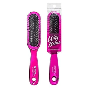 RED by Kiss Wig Brush, Anti-Static & Anti-Frizz for All Hair Mini, Pink - Picture 1 of 7