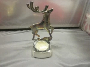Harvey Lewis Designs Regent Cuadrado 6" Plateado Votivo Candelabro Ciervo - Imagen 1 de 5