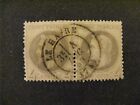  France #31 used pair tear in both stamps a22.6 3794