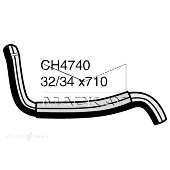 Mackay Radiator Hose - Lower for Hyundai Tiburon GK 2.7L V6 CH4740 - Image 1 of 1