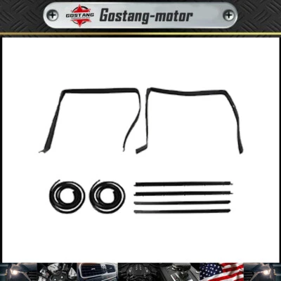 Kit de sellado de goma para puerta apto para 83-94 Chevy S10 Blazer GMC S-15 Jimmy Foto 1 de 4