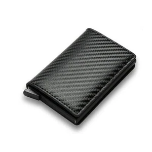 Cartera De Cuero Ultra Delgada Para Hombre Billetera Tarjetero Lujo Multifunción - Imagen 1 de 23