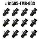 Durable Push Type Retainer Clips For Honda Set Of 12 Easy Installation
