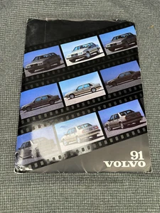 1991 VOLVO 240/740/940 Series PRESS RELEASE KIT BROCHURE PACKET W PHOTOS SLIDES - Bild 1 von 14