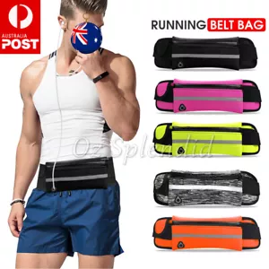 Running Bum Bag Fanny Pack Travel Waist Bags Money Zip Belt Pouch Sports Wallet - Picture 1 of 10