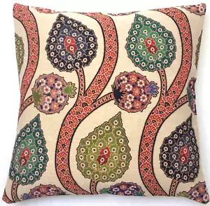 Kissen Suzani Embroidered Optik Pillow Cushion Almohad a Blau Rot Grün - Bild 1 von 8