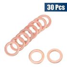 30Pcs M8 X 12Mm X 1Mm Flat Washers  Washers For Screw Bolt Nut Copper Washers