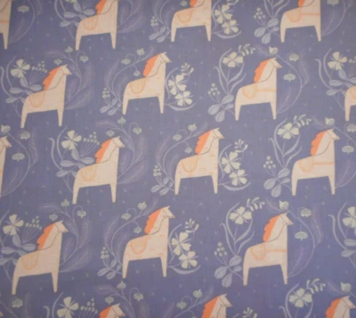 按码白色桃色马蓝色花卉尘土飞扬蓝色优质棉 — 第 1/2 张图片