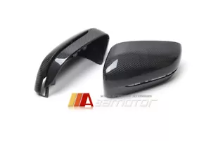 Juego de espejos retrovisores laterales de fibra de carbono de repuesto aptos para BMW G30 G31 serie 5 2017-2019 - Imagen 1 de 1