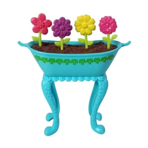 Enchantimals Replacement Garden Magic Flower Pot Stand With Flowers 4" Tall Toy - Picture 1 of 8