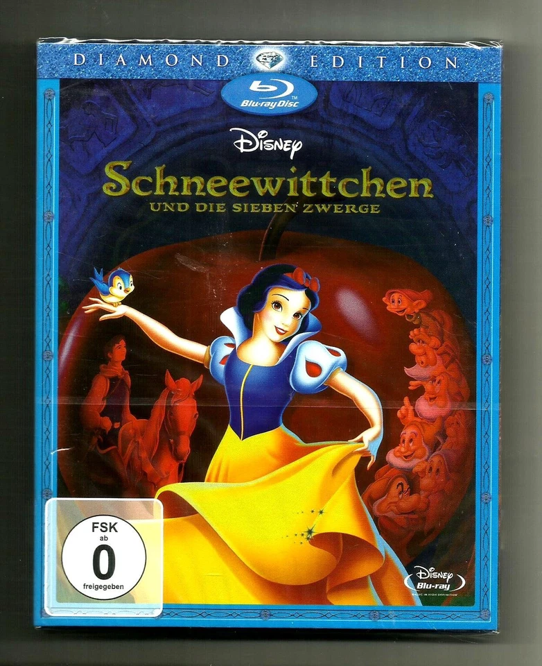 SNOW WHITE AND THE 7 DWARVES Diamond Edition (2012, 2 Blu-Ray) Schneewittchen - Image 1 of 2