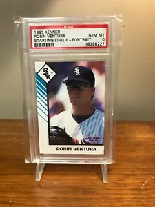 1993 Robin Ventura Kenner Starting Lineup - Portrait card PSA 10 GEM MINT *POP 3 - Picture 1 of 2