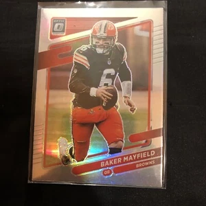Baker Mayfield #140 2021 Panini Donruss Optic Silver Prizm Cleveland Browns - Picture 1 of 3