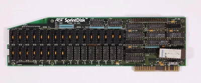 *De colección* Tarjeta de expansión de memoria AST SPRINTDISK Apple II Apple IIe Apple IIGS Foto 1 de 4