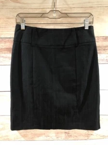 Maurices Damen Rock Größe 1/2 Schwarz Knielang Bleistift Junior Streifen LBB76 - Bild 1 von 5