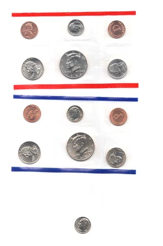 1996 US Mint Set With West Point Dime Cover