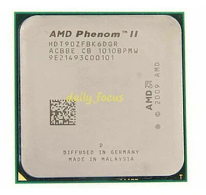 AMD Phenom II X6-1065T X6-1075T X6-1090T X6-1100T Socket AM3 CPU Processor - Picture 1 of 8